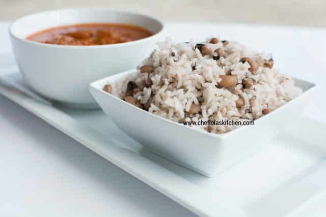 Receta de arroz y frijoles