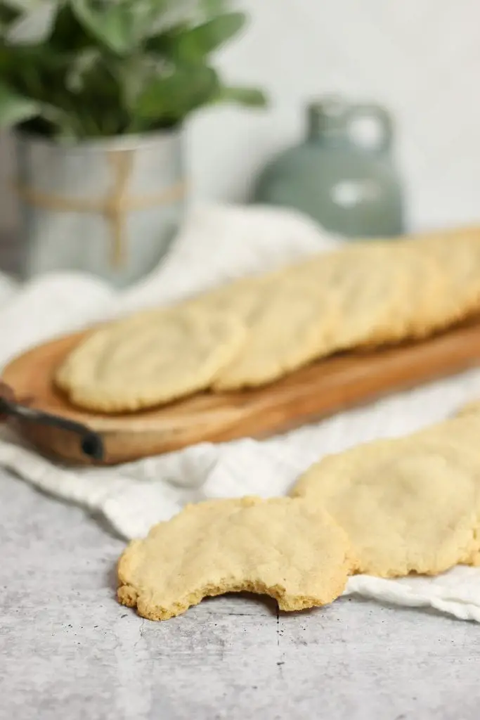 Receta masticable de galletas de azúcar con especias y vainilla chai