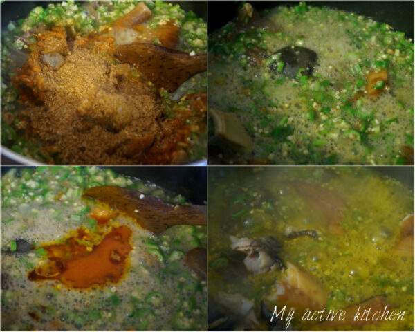 Sopa de okro (sopa de okra nigeriana)