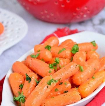 Zanahorias glaseadas con miel fáciles: hechas con zanahorias pequeñas