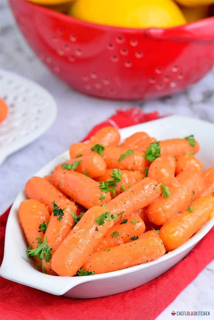 Zanahorias glaseadas con miel fáciles: hechas con zanahorias pequeñas