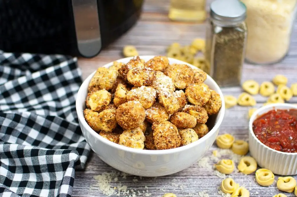 Tortellini crujientes y con queso de la freidora