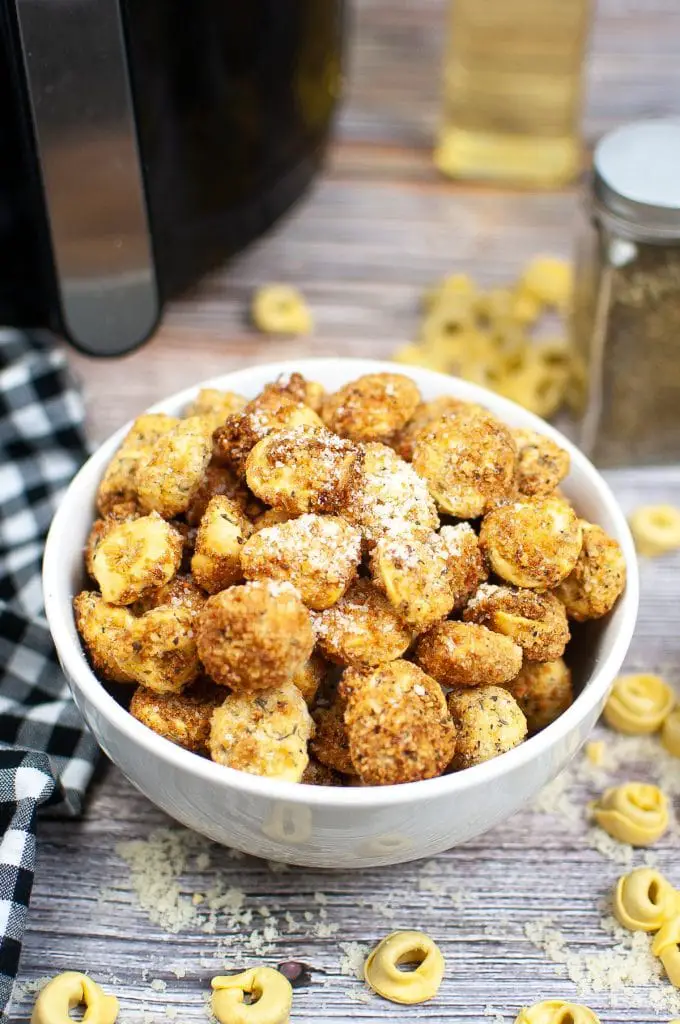 Tortellini crujientes y con queso de la freidora