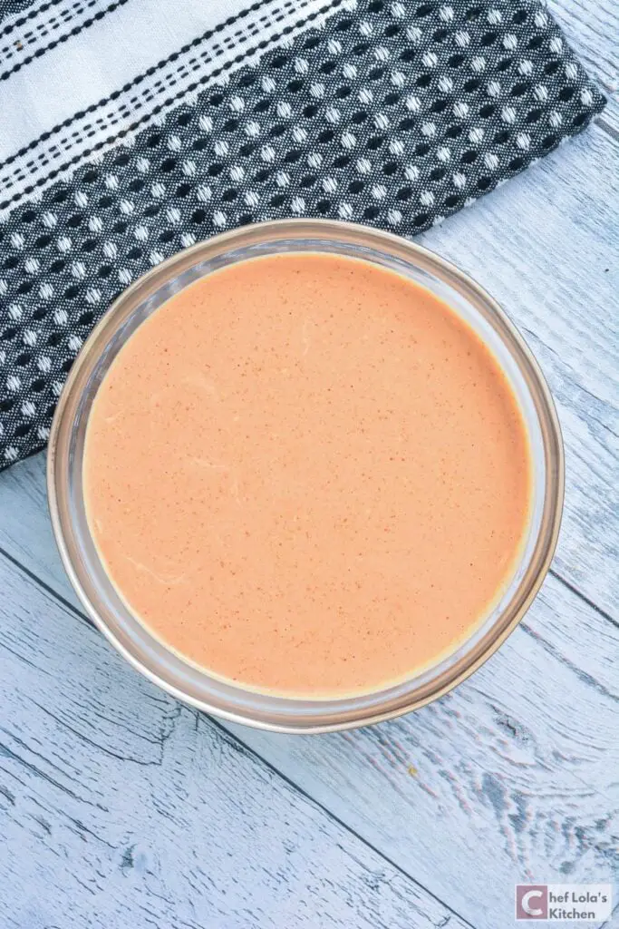 Salsa para freír: dulce, picante y cremosa Salsa para freír: dulce, picante y cremosa