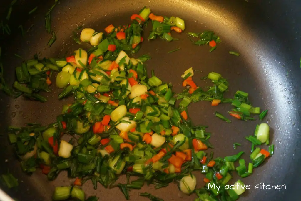 Cuscús picante con gambas al horno Cuscús picante con gambas al horno