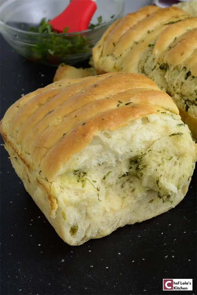 Pan de ajo sin amasar Pan de ajo sin amasar