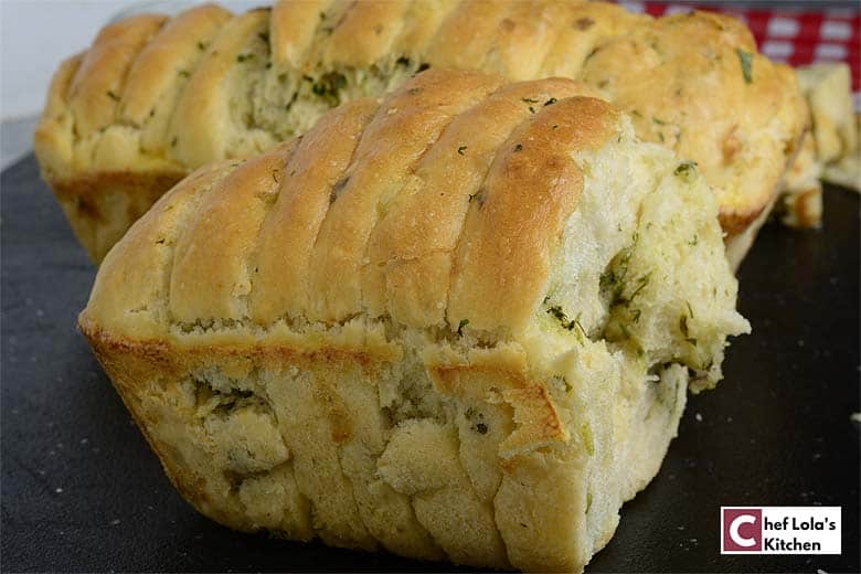 Pan de ajo sin amasar Pan de ajo sin amasar