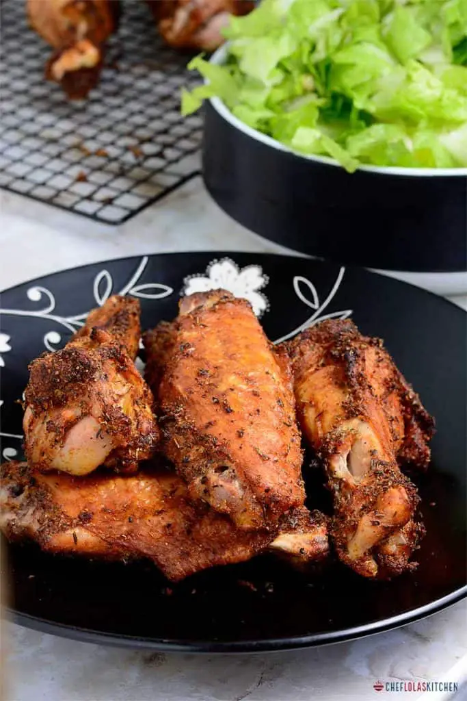 Alitas de pavo crujientes asadas al horno Alitas de pavo crujientes asadas al horno
