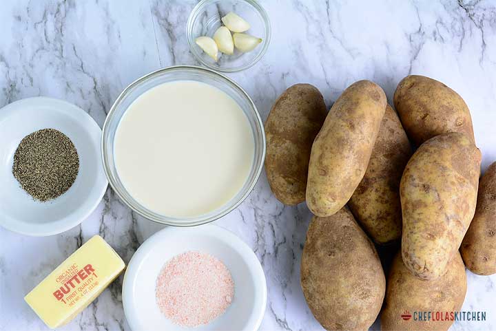 Puré de patatas casero deliciosamente cremoso