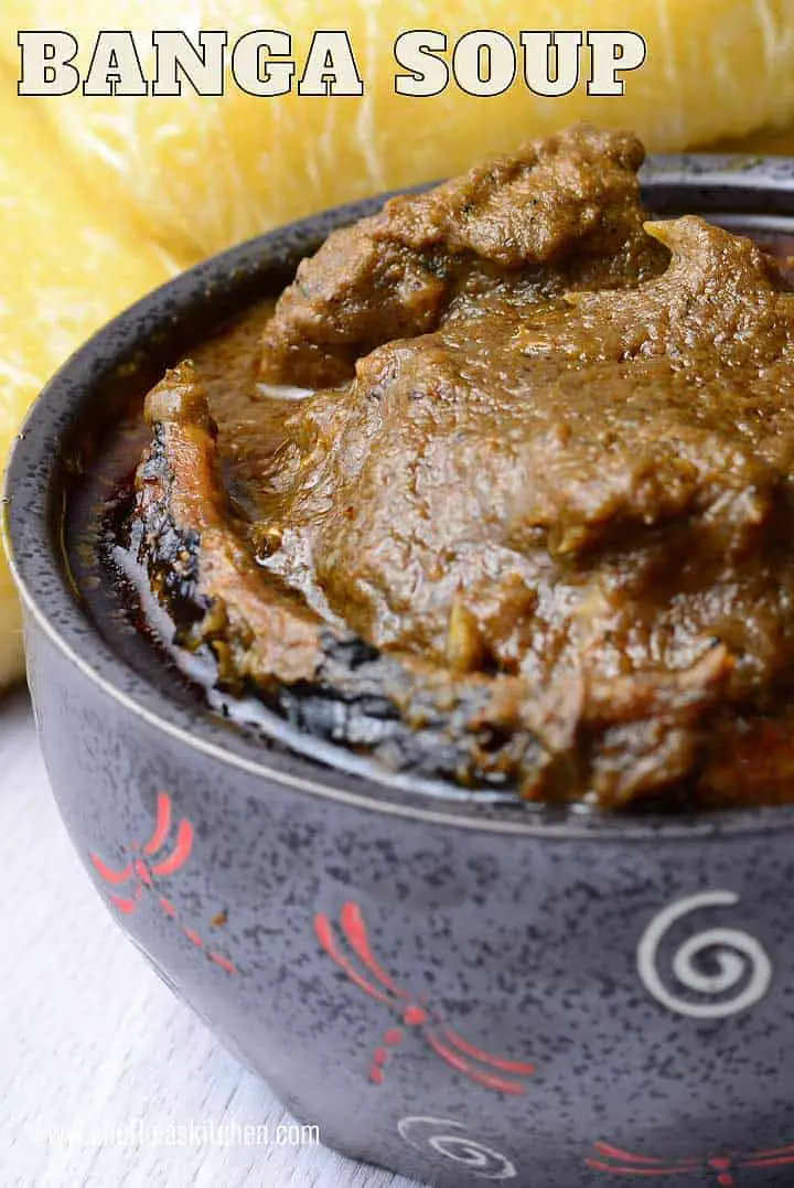 Sopa banga | Sopa de nueces de palma al estilo del delta del Níger Sopa banga | Sopa de nueces de palma al estilo del delta del Níger