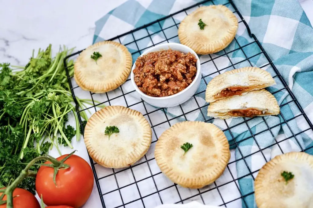 Pasteles de mano fáciles de freidora Sloppy Joe Air Pasteles de mano fáciles de freidora Sloppy Joe Air