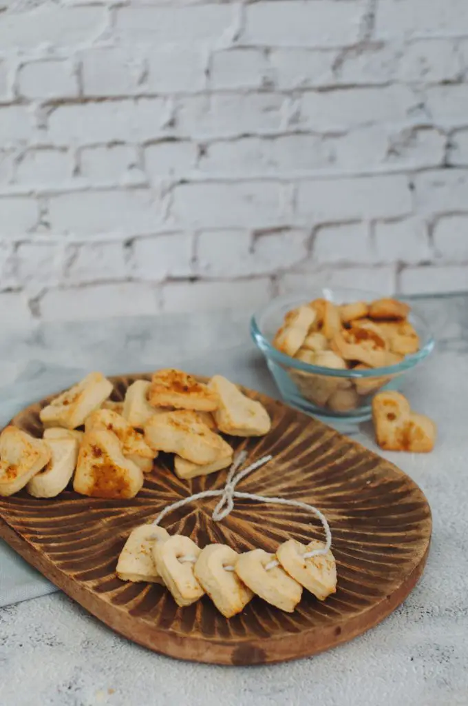 Pulseras de galleta de azúcar dulce (San Valentín)