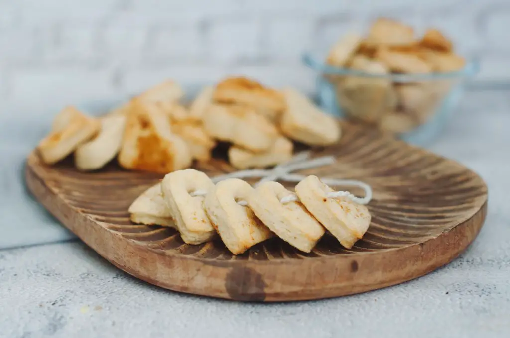 Pulseras de galleta de azúcar dulce (San Valentín)