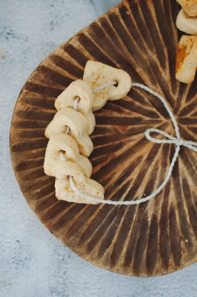 Pulseras de galleta de azúcar dulce (San Valentín)