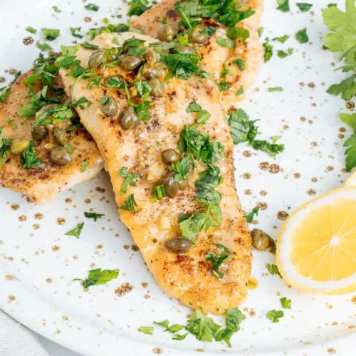 Piccata de pollo al limón casera fácil Piccata de pollo al limón casera fácil