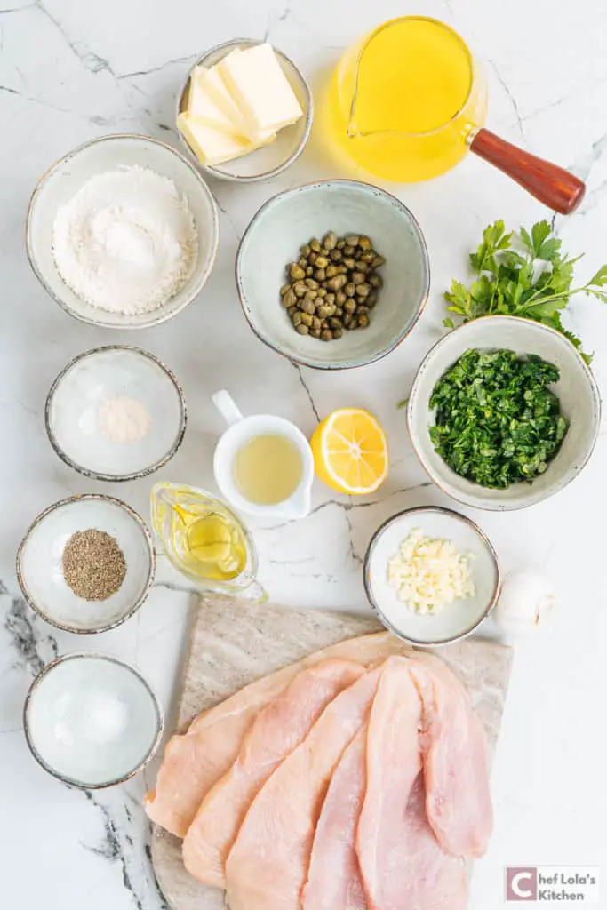 Piccata de pollo al limón casera fácil Piccata de pollo al limón casera fácil