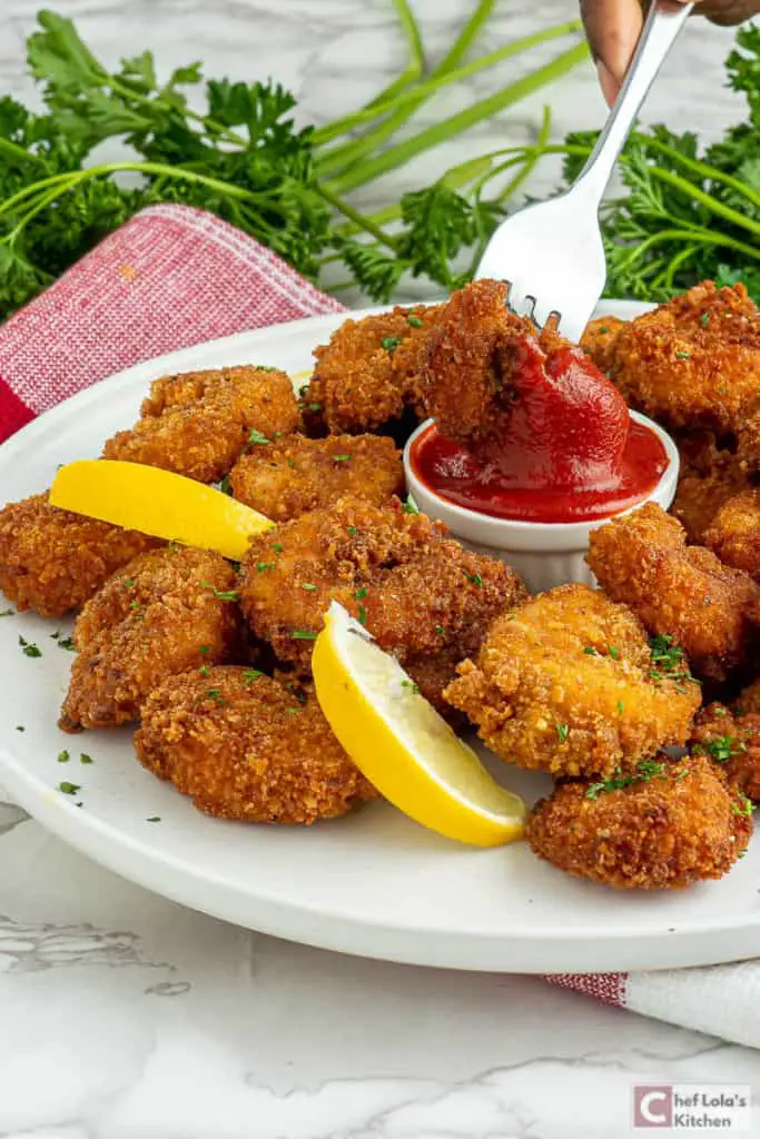Camarones fritos crujientes Camarones fritos crujientes