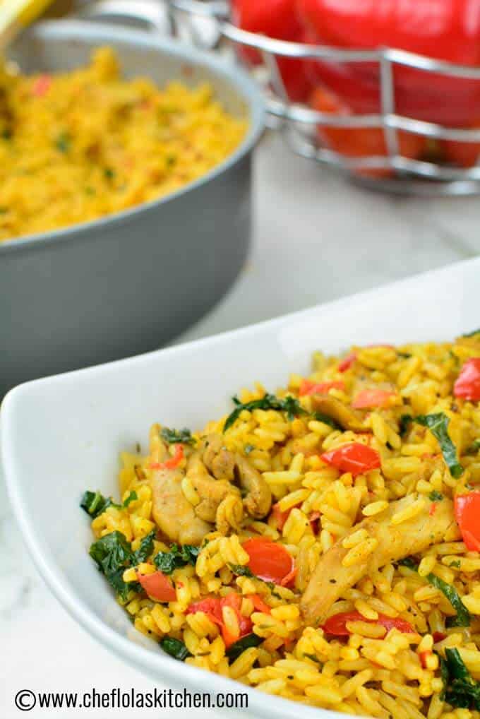 Pollo y arroz fáciles en una olla Pollo y arroz fáciles en una olla