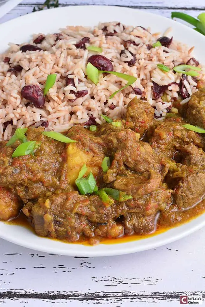 Cabra al curry jamaicano Cabra al curry jamaicano