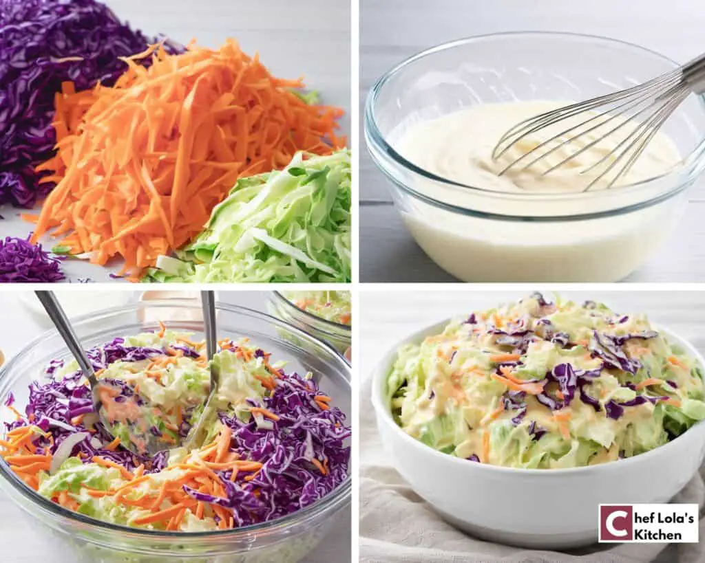 Receta fácil de ensalada de col casera Receta fácil de ensalada de col casera