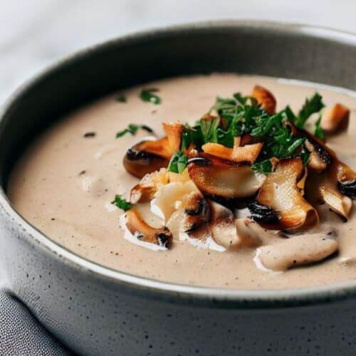 Crema casera de champiñones Crema casera de champiñones