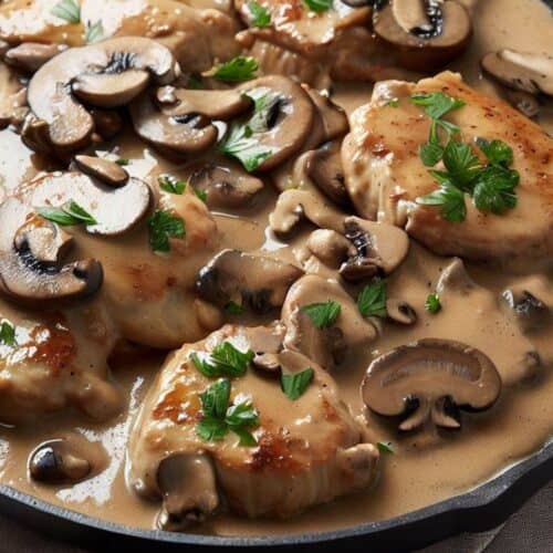 Pollo Marsala delicioso y fácil