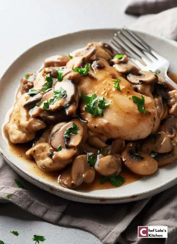 Pollo Marsala delicioso y fácil