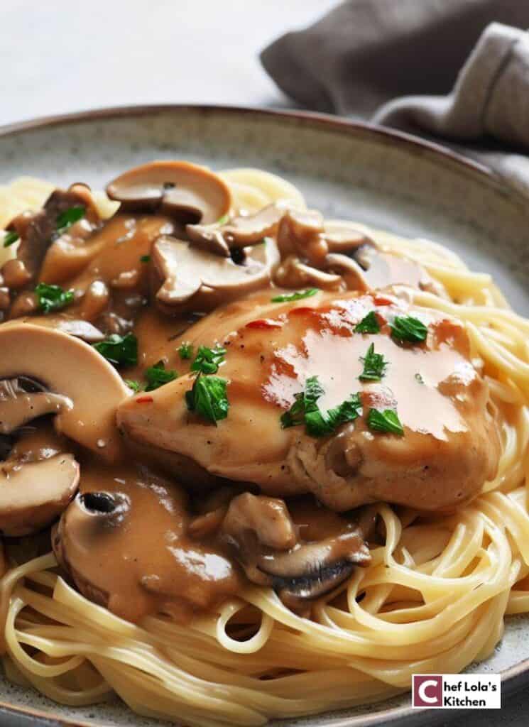 Pollo Marsala delicioso y fácil