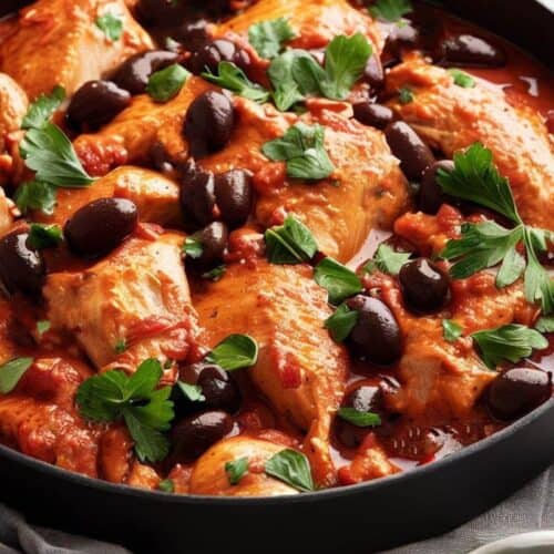 Receta fácil y deliciosa de pollo cacciatore