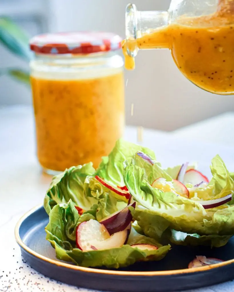 Vinagreta fácil de semillas de amapola y kumquat Vinagreta fácil de semillas de amapola y kumquat