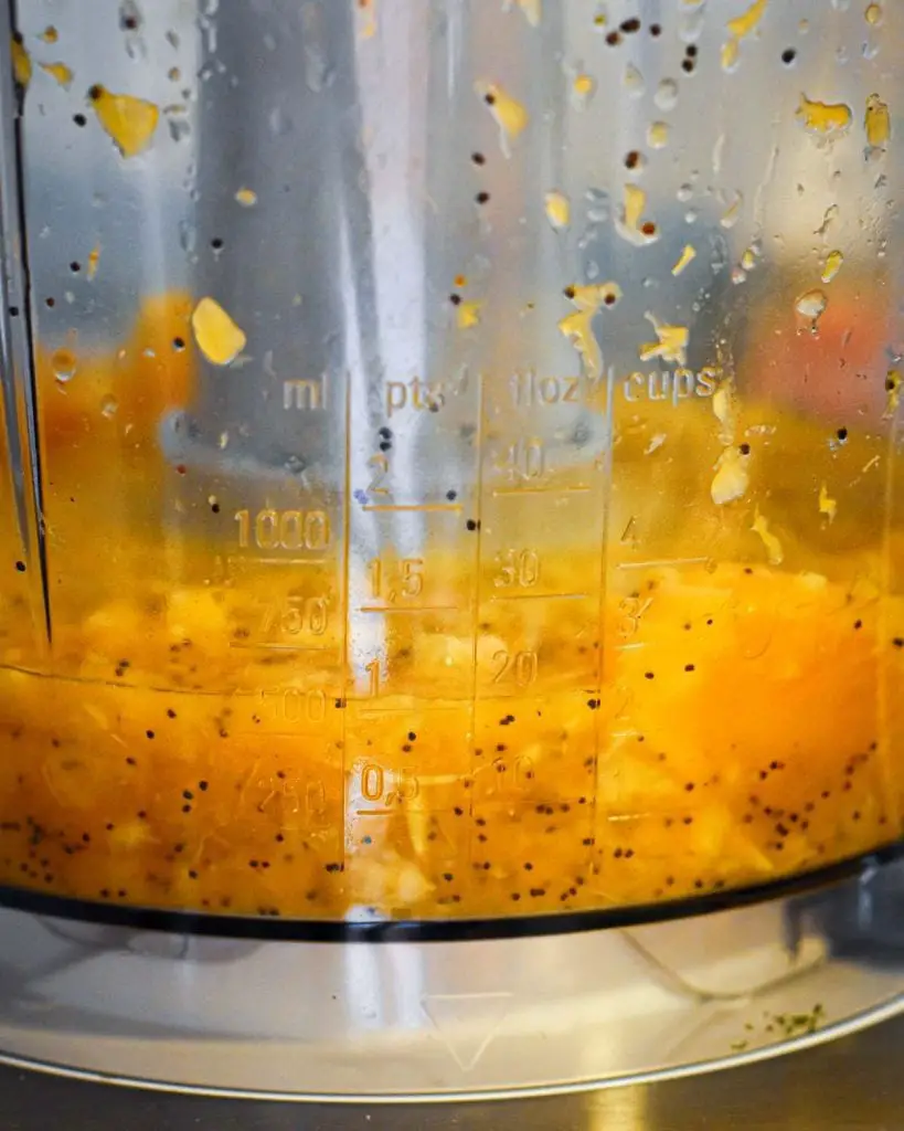 Vinagreta fácil de semillas de amapola y kumquat Vinagreta fácil de semillas de amapola y kumquat