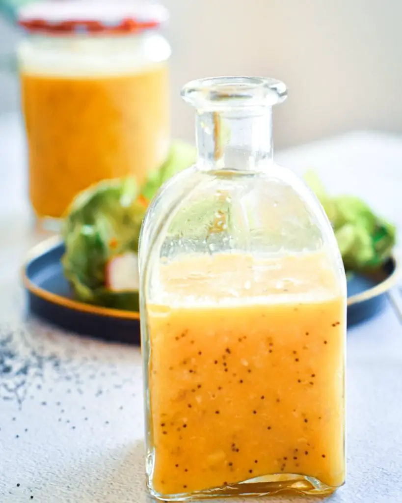 Vinagreta fácil de semillas de amapola y kumquat Vinagreta fácil de semillas de amapola y kumquat