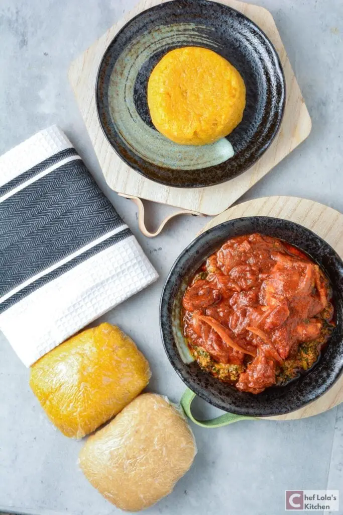 Eba – comida nigeriana Eba – comida nigeriana