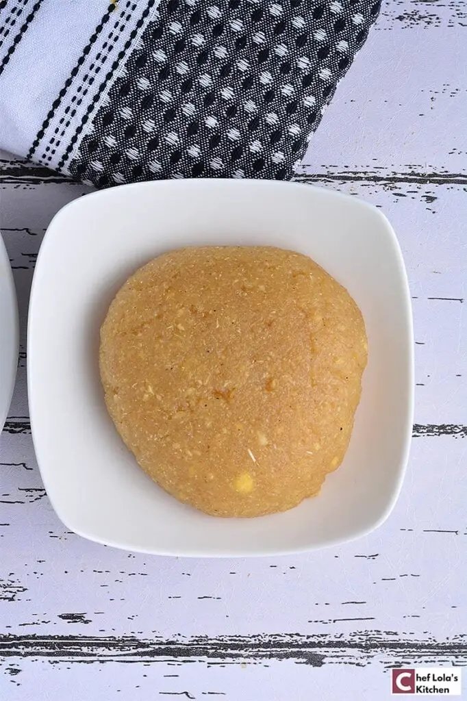 Eba – comida nigeriana Eba – comida nigeriana