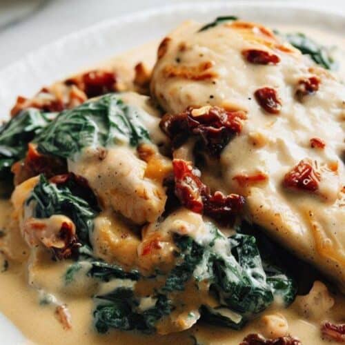 Delicioso pollo toscano cremoso Delicioso pollo toscano cremoso