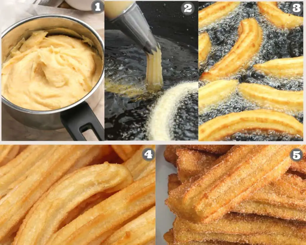como hacer churros