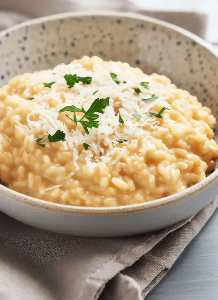 Receta clásica de risotto cremoso