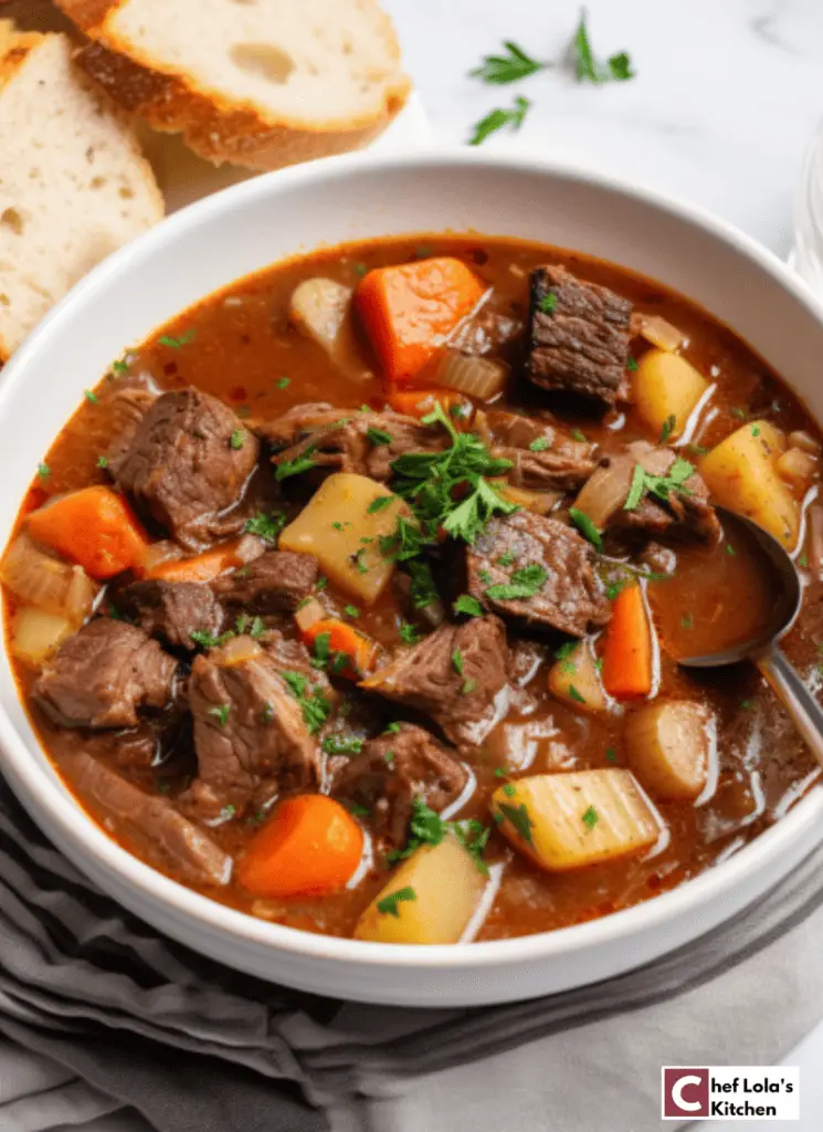 Deliciosa y abundante sopa de verduras y ternera. Deliciosa y abundante sopa de verduras y ternera.