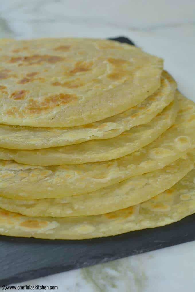 Receta de chapati de África Oriental