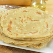 Receta de chapati de África Oriental