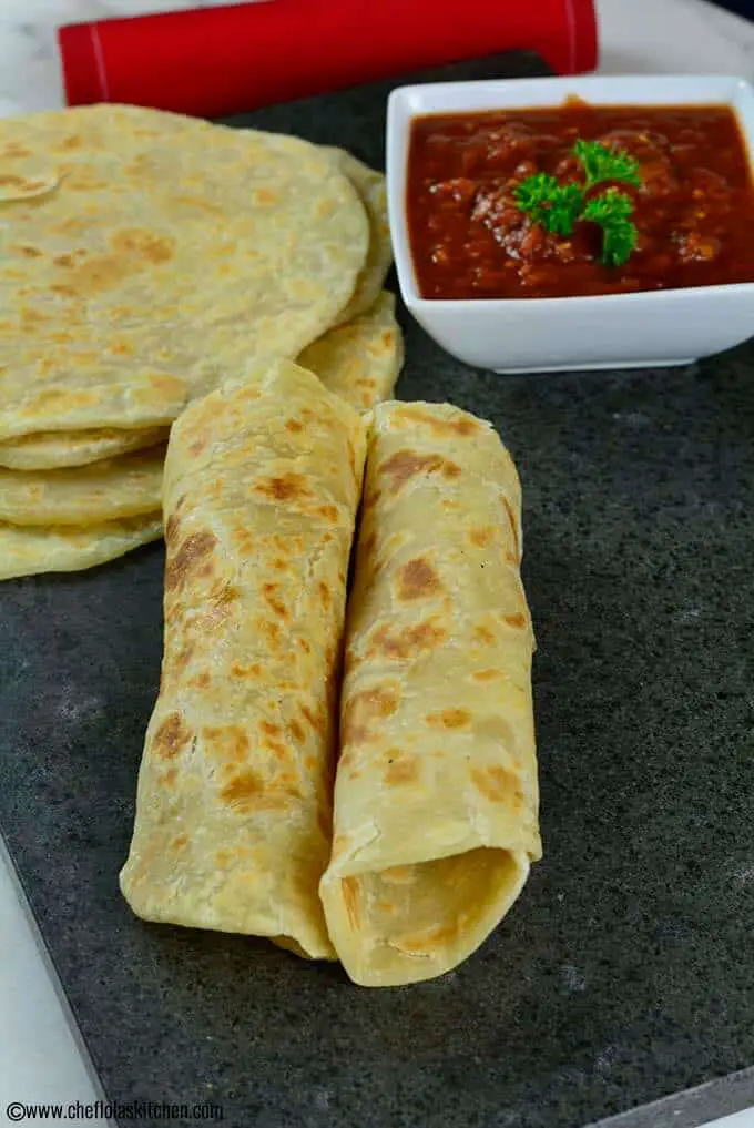 Receta de chapati de África Oriental