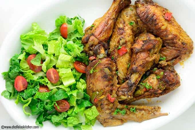 Deliciosas alitas de pavo al horno Deliciosas alitas de pavo al horno