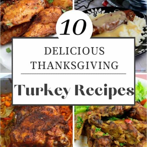 Recetas de pavo de acción de gracias