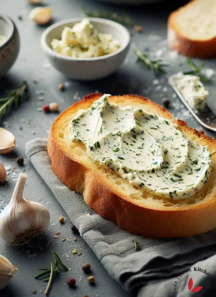 Receta de mantequilla de ajo con hierbas Receta de mantequilla de ajo con hierbas