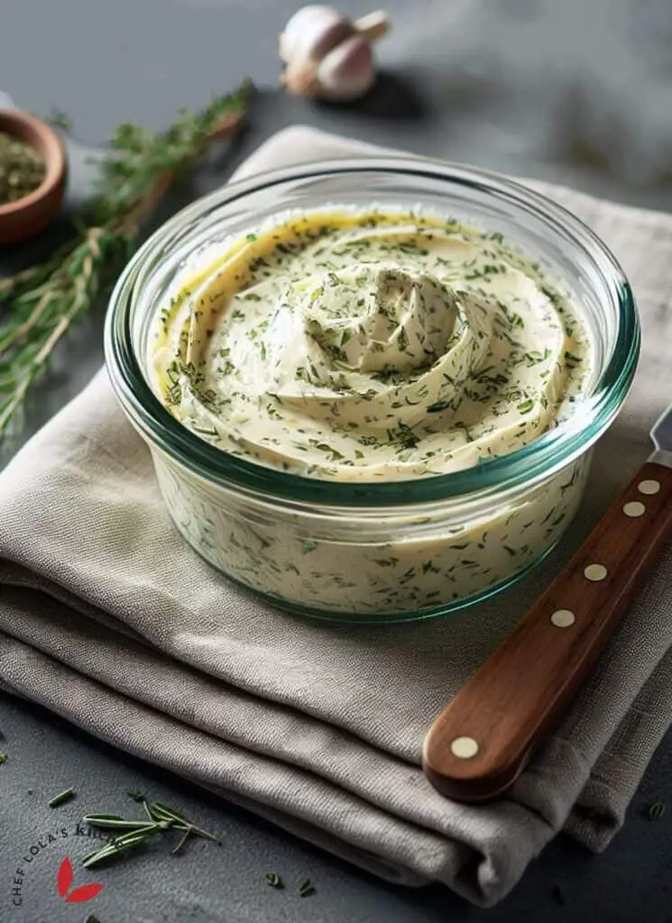 Receta de mantequilla de ajo con hierbas Receta de mantequilla de ajo con hierbas