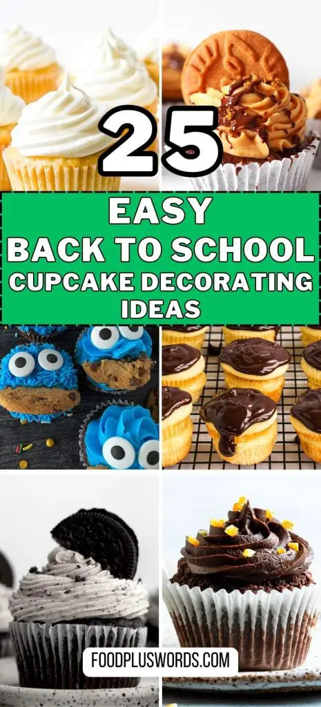 25 ideas de cupcakes para el regreso a clases que llevarán tu paladar de viaje