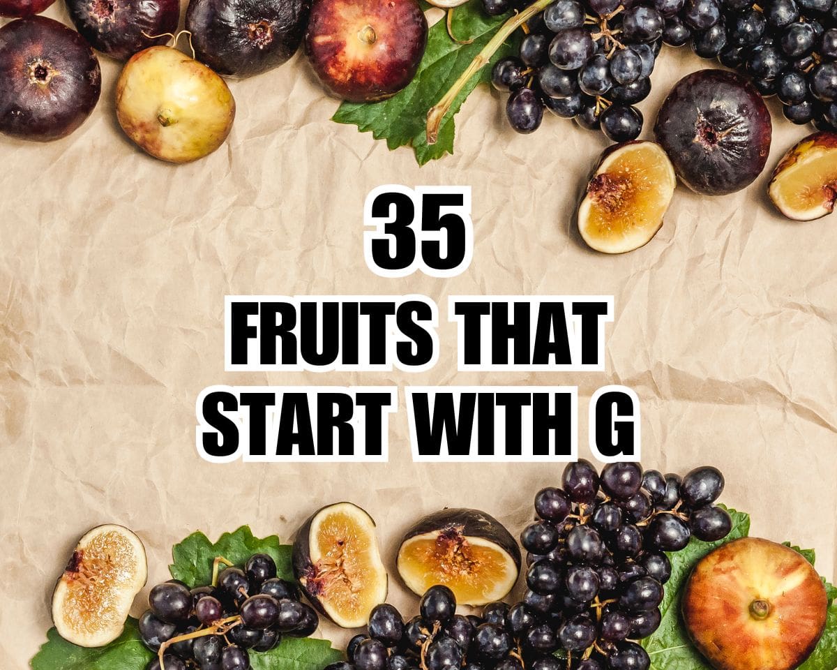 33 frutas que comienzan con G (¡las números 17 y 28 dan mucho miedo!)