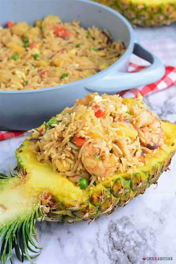 Arroz Frito Fácil Con Camarones Y Piña Arroz Frito Fácil Con Camarones Y Piña