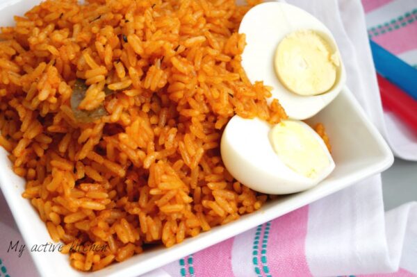 Arroz jollof vegetariano Arroz jollof vegetariano