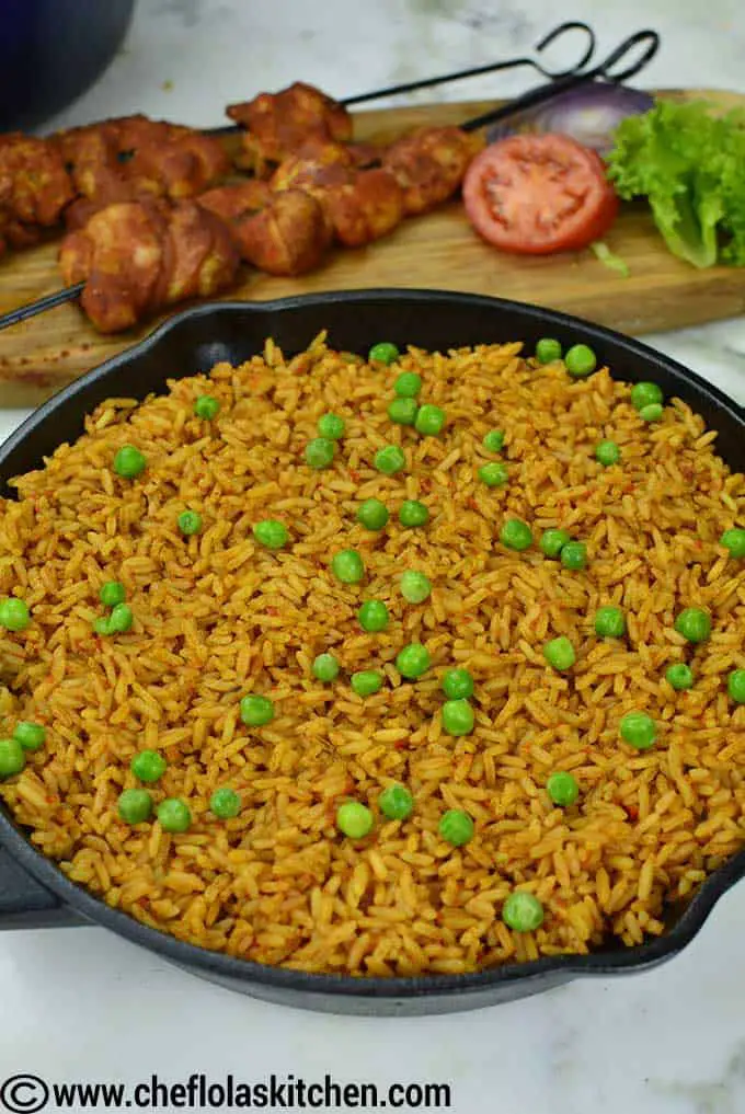 Arroz jollof – horneado en el horno Arroz jollof – horneado en el horno